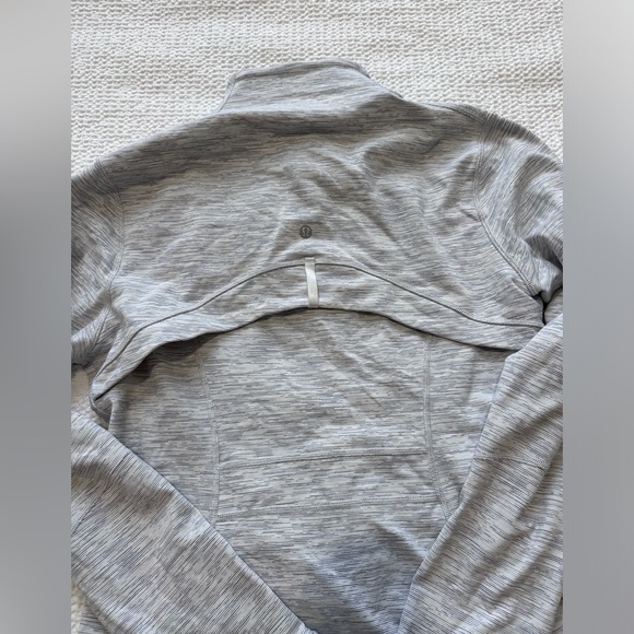 lululemon Define Jacket - white and gray - Picture 3 of 3